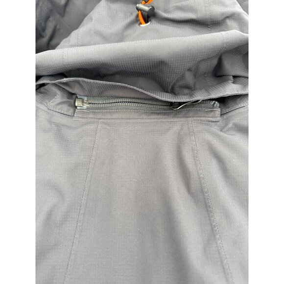 The North Face Mens HyVent Gray Jacket Removable Hood Shell only Size L - Picture 15 of 15